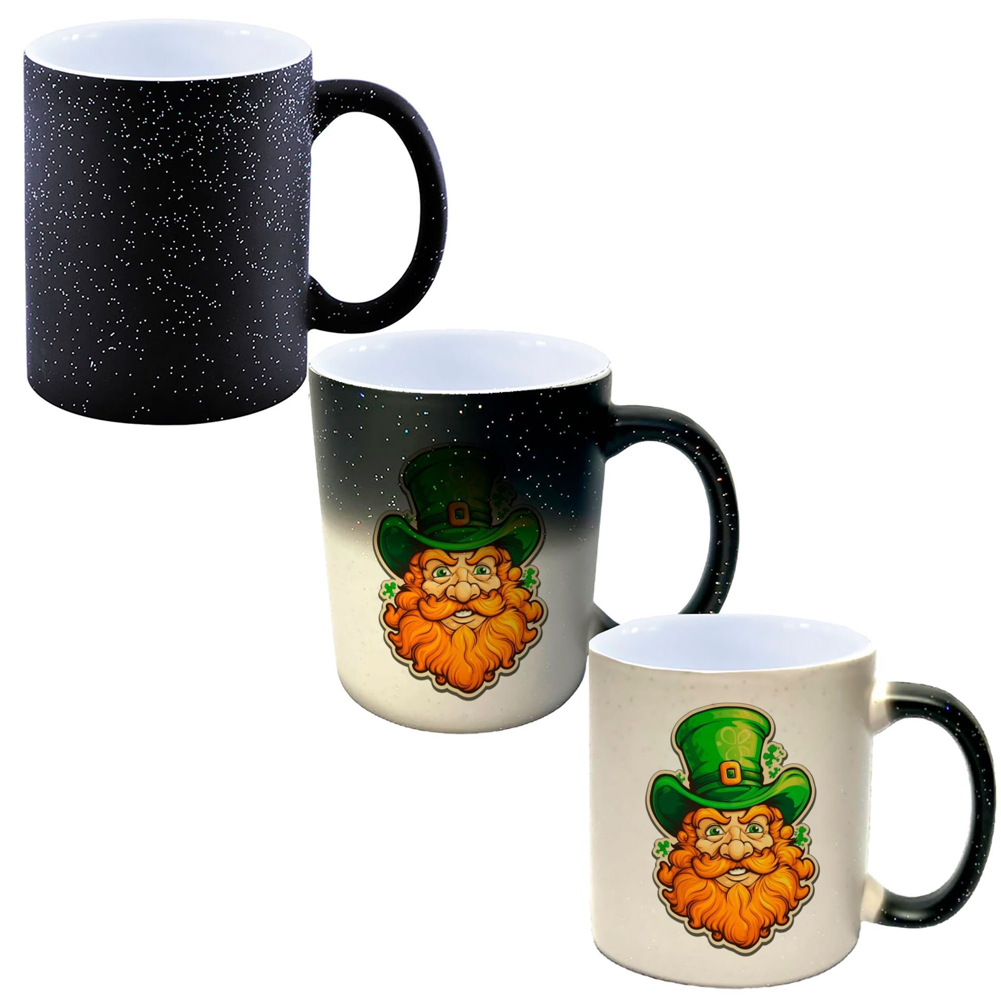 Caneca Mágica Glitter Muda de Cor Y2 St Patricks Day Maewyn 63 - 1