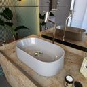 Ver imagem 1 de Kit 2 Cubas de Apoio para Banheiro Laila O42 Oval Compace