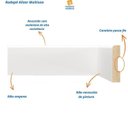 Ver imagem 3 de Kit com 5 Barras Rodapé MDF 700 15MMX7CMMETRO Linear 12m Branco/Liso Moldufama