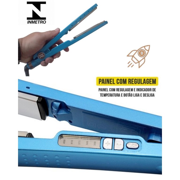 Prancha Chapinha Progressiva 450f Titanium Bivolt