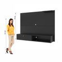 Ver imagem 4 de Painel para TV até 50 Polegadas 123cmx90cm 1 Porta Alca Sintética California Preto