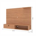 Ver imagem 4 de Painel para TV até 50 Polegadas 123CMX90CM 1 Porta Alca Sintética California Marrom