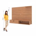 Ver imagem 5 de Painel para TV até 50 Polegadas 123CMX90CM 1 Porta Alca Sintética California Marrom