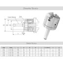 Ver imagem 4 de Placa para Torno com Haste Cm3 - 3 Castanhas Universal 100mm
