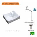 Ver imagem 4 de Kit 2 Cubas Ml44 com Torneira Link 1062 Metal e Válvula 1 Pol. Compace