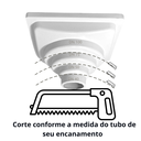 Ver imagem 6 de Ralo Inox 304 Modelo 15x15 Dubai com Tela e Coletor Marrom Saída Adapt de 40mm até 100mm