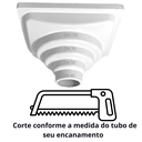 Ver imagem 4 de Ralo Inox 304 Modelo 15x15 Dubai com Tela e Coletor Marrom Saída Adapt de 40mm até 100mm