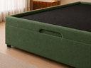 Ver imagem 3 de Cama Box Baú Casal com Encaixe para Colchão e Puxador Embutido:Verde