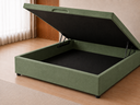 Ver imagem 4 de Cama Box Baú Casal com Encaixe para Colchão e Puxador Embutido:Verde