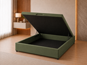 Ver imagem 7 de Cama Box Baú Casal com Encaixe para Colchão e Puxador Embutido:Verde