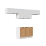 Cozinha Modulada 4 Peças 3 Aéreos 1 Balcão Arizona CabeCasa MadeiraOriginals - 2