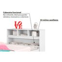 Ver imagem 4 de Cama Solteiro Ravena c/ 2 Gavetas Branco - Conquista