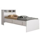 Ver imagem 1 de Cama Solteiro Ravena c/ 2 Gavetas Branco - Conquista