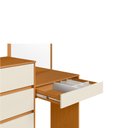 Ver imagem 4 de Cômoda Penteadeira Duo 4 Gavetas Albatroz