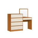 Ver imagem 1 de Cômoda Penteadeira Duo 4 Gavetas Albatroz