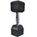 Ver imagem 2 de Halter Peso 7,5kg Sextavado Dumpbell Emborrachado Cromado Academia Exercicio Musculaçao Fortalecimen