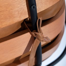 Poltrona de Ferro e Madeira, Estofada com Braço e Puff Estofado Costela Living Outdoor Espresso Móveis - 16