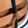Poltrona de Ferro e Madeira, Estofada com Braço e Puff Estofado Costela Living Outdoor Espresso Móveis - 16