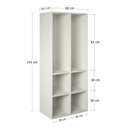 Ver imagem 2 de Organizador Roupeiro de Crianças Infantil Vicenzo 100% Mdf Woodcore