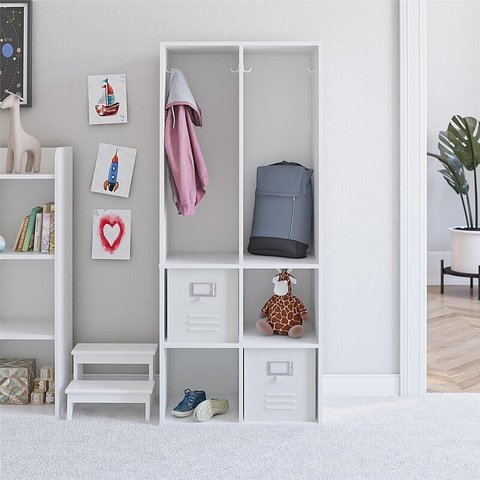 Organizador Roupeiro de Crianças Infantil Vicenzo 100% Mdf Woodcore