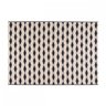 Tapete Diamant 140x200 Antiderrapante Preto/Branco - Tapetes São João - 1
