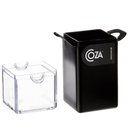 Ver imagem 2 de Kit 6 Paliteiros de Mesa 70ml Preto Plástico 5x4x9cm Coza Restaurante Bar Lanchonete