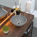 Ver imagem 1 de Kit 3 Cubas de Apoio para Banheiro R30w Redonda Compace