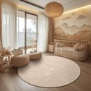 Ver imagem 2 de Tapete 130cm Redondo para Sala de Estar