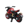 Mini Moto Elétrica Infantil Racer 12v Baby Style Vermelha Bateria Recarregável Brinquedo Seguro Dive - 5