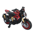 Ver imagem 6 de Mini Moto Elétrica Infantil Racer 12v Baby Style Vermelha Bateria Recarregável Brinquedo Seguro Dive