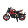 Mini Moto Elétrica Infantil Racer 12v Baby Style Vermelha Bateria Recarregável Brinquedo Seguro Dive - 4