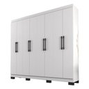Ver imagem 1 de Guarda Roupa Casal Barcelona Branco - Araplac