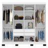 Guarda Roupa Casal Barcelona Branco - Araplac - 4
