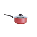 Ver imagem 1 de Transforme Suas Refeições com a Caçarola Antiaderente Nº20 com Tampa de Vidro e Cabo de Baquelite Lu