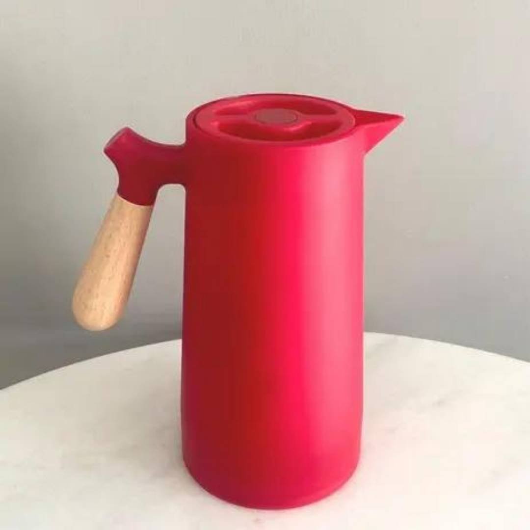 Garrafa Térmica Nórdica Vermelha 1L Bon Gourmet - 2