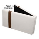 Ver imagem 2 de Painel Suspenso Cabeceira Dobrável Pietro para Cama Box Solteiro 90cm Boucle:bouclê Bege Marfim