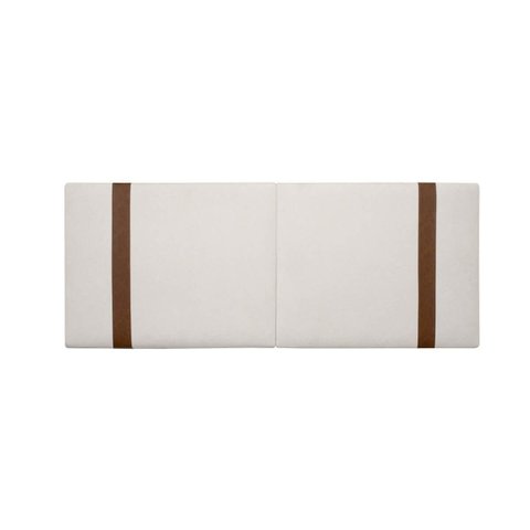 Painel Suspenso Cabeceira Dobrável Pietro para Cama Box Solteiro 90cm Boucle:bouclê Bege Marfim