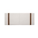 Ver imagem 1 de Painel Suspenso Cabeceira Dobrável Pietro para Cama Box Solteiro 90cm Boucle:bouclê Bege Marfim
