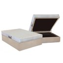 Ver imagem 1 de Cama Box Baú Casal: Colchão Ortopédico Herval D28 / AG65 Frontier + Base CRC Suede Clean(138x188)