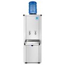 Ver imagem 1 de Bebedouro de Coluna 30 Litros Aguagel Inox 2 Torneiras Geladas com Suporte para Galão 220V