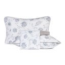 Ver imagem 1 de Jogo de Cama Queen 4 Peças Altenburg Malha Fio Penteado Celeste
