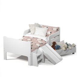 Mini Cama Infantil Montessoriana Sonho Kid's:branca - 1