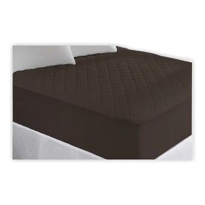 Protetor de Colchão Impermeável Casal Padrão Matelado-Tabaco