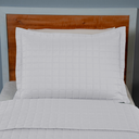 Ver imagem 3 de Kit Colcha Cobre Leito Matelado Solteiro 2 Peças Copacabana 300 Fios Branco