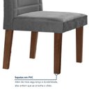 Ver imagem 7 de Conjunto Sala de Jantar Tampo 170x90cm Vidro/MDF Genova com 6 Cadeiras Smart Plus
