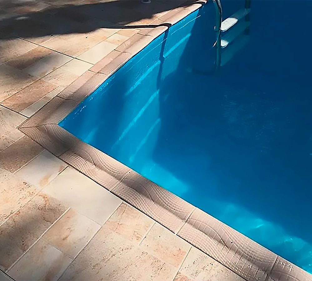 Borda de Piscina 12x25 de Vinil e Azulejo - 3