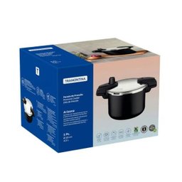 Panela de pressão arizona 20cm preto tramontina - 3 Panela de pressão arizona 20cm preto tramontina - 3