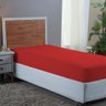 Lençol Solteiro 400 Fios Poliéster Infantil com Elástico Beliche:vermelho - 1