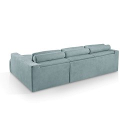 Sofá Orgânico Encantus 3 Lugares para Sala 2,92 Cm Azul Redenobre - 3