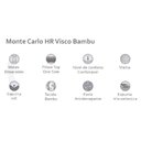 Ver imagem 7 de Cama Box Solteiro: Colchão Molas Ensacadas Herval Monte Carlo Hr Visco+base Branco(88x188)